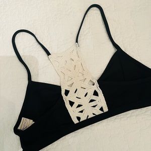 LSpace Black Bikini Top